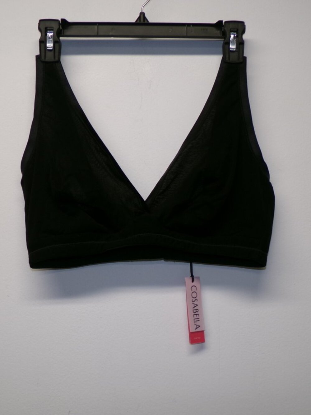 NWT Cosabella Soire Curvy Bralette Bra Black sz Medium No Wire Adjustable